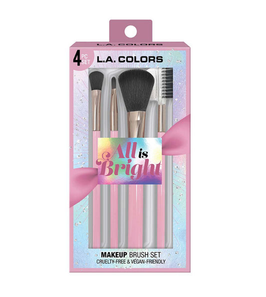 LA Colors All is Bright Makeup Brushes Set - Pretty