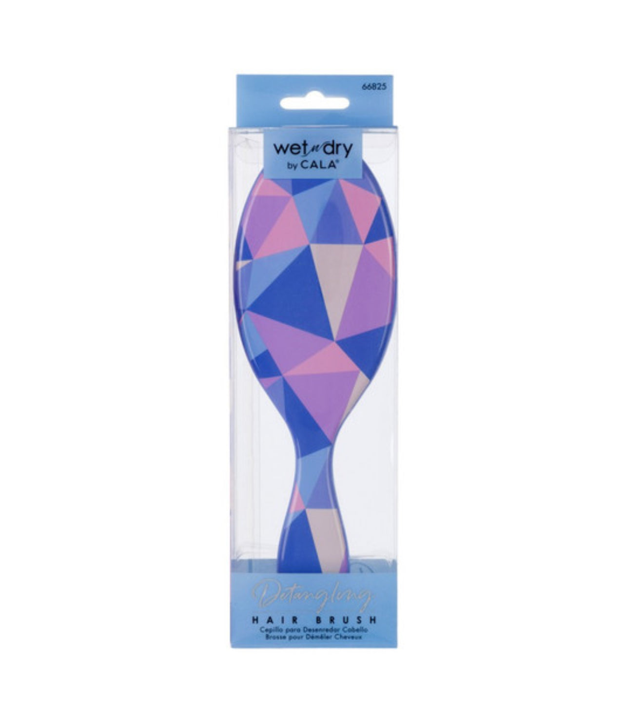 WET-N-DRY DETANGLING HAIR BRUSH (KALEIDOSCOPE)