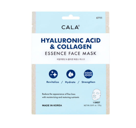 HYALURONIC ACID & COLLAGEN SHEET MASK (1PC)