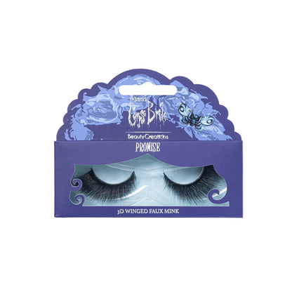 "PROMISE" 3D Winged Faux Mink (EYELASHES) | Beauty Creations X Corpse Bride