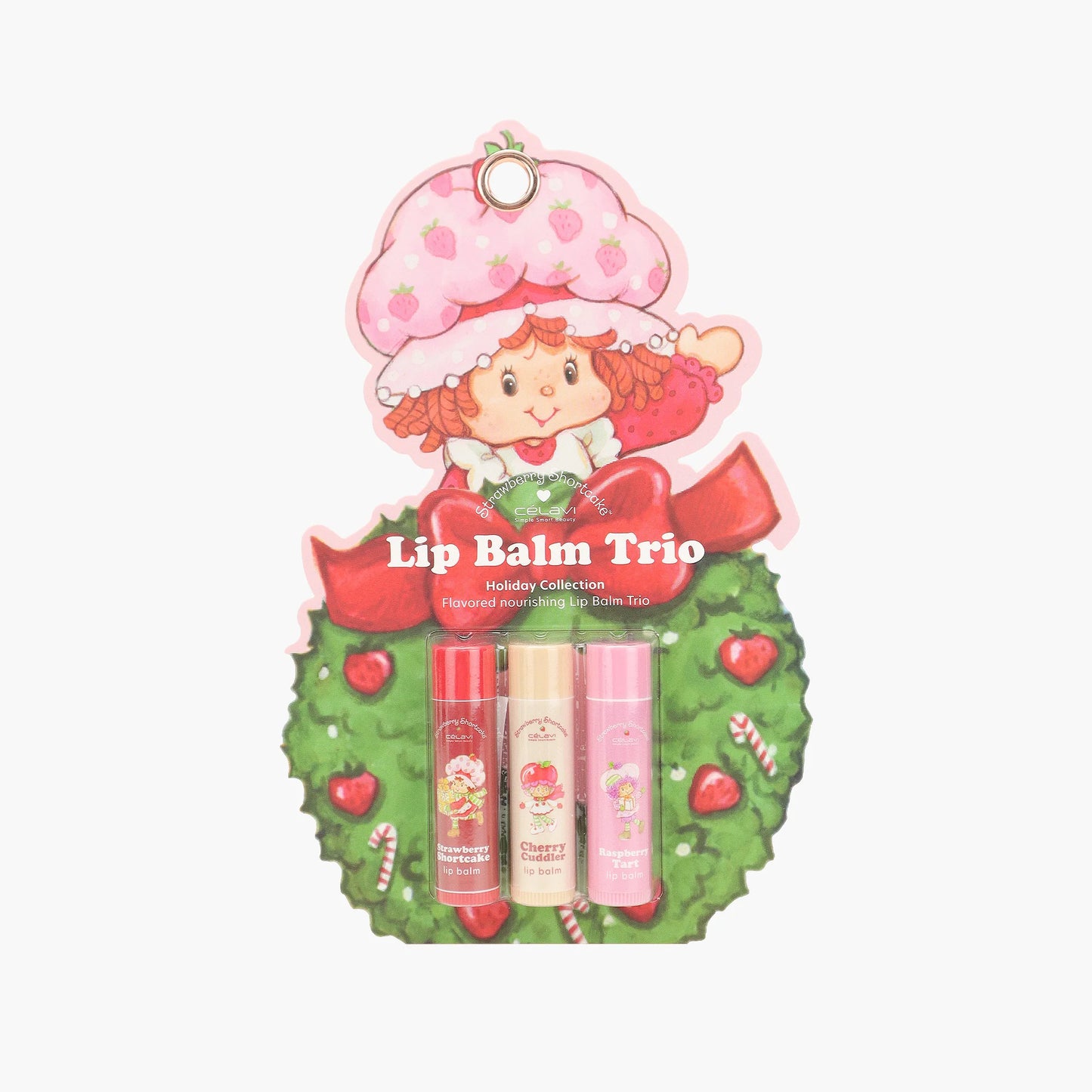 Lip Balm Trio - Strawberry Shortcake X CELAVI