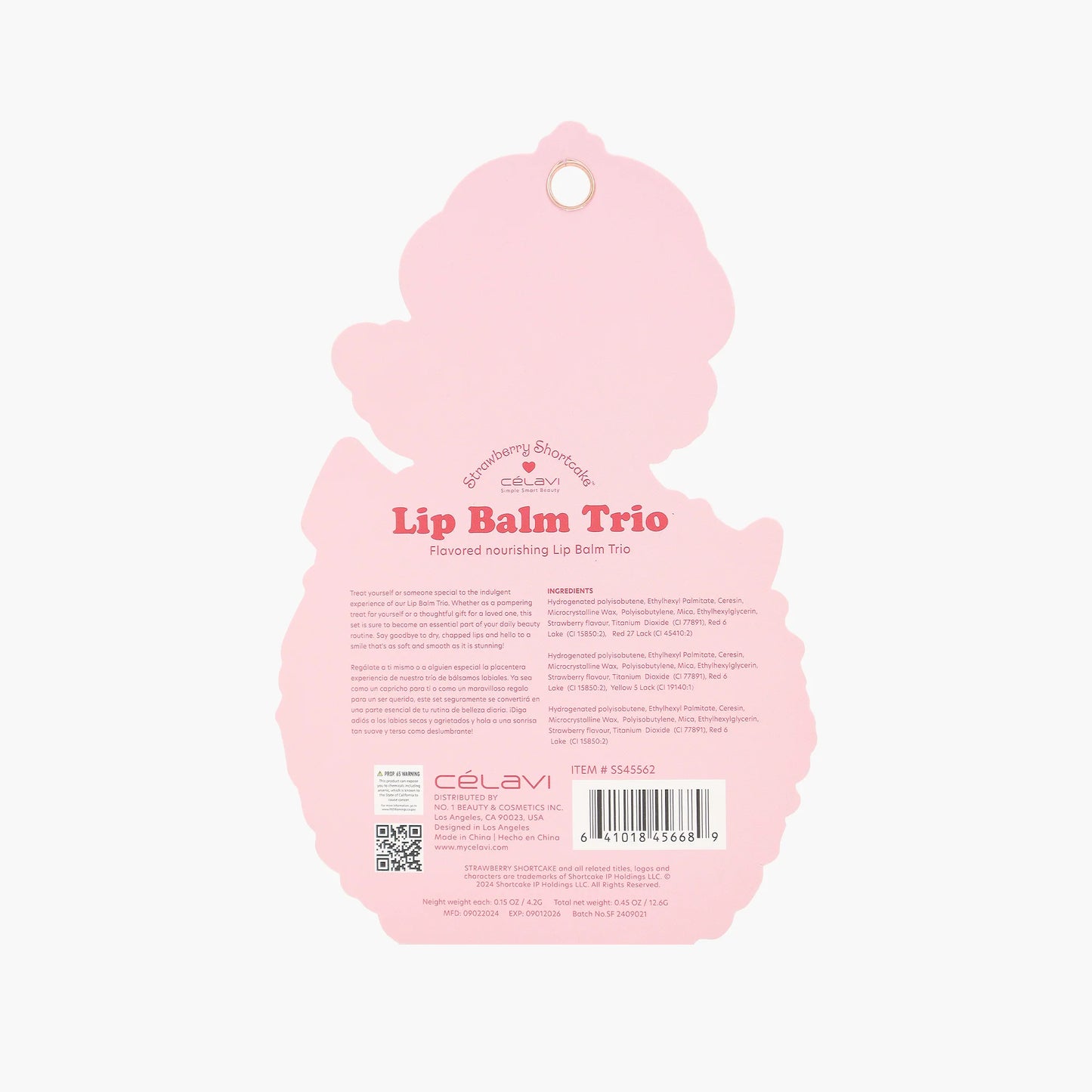 Lip Balm Trio - Strawberry Shortcake X CELAVI