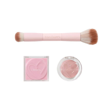 Oh Deer Christmas "Blushing Through The Snow" BLUSH &amp; BRUSH SET - Beauty Creations