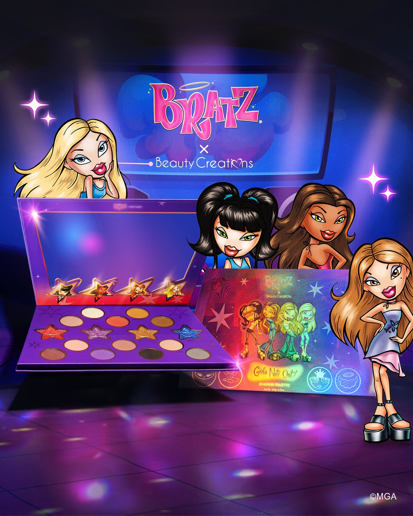 Girls Nite Out (Shadow Palette) - Bratz X Beauty Creations