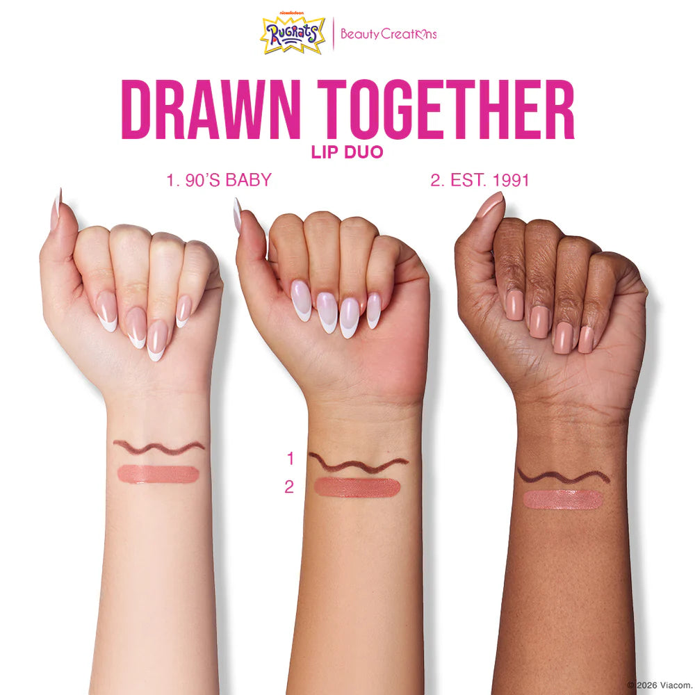 Draw Together - Dúo de Labios - Rugrats X Beauty Creations