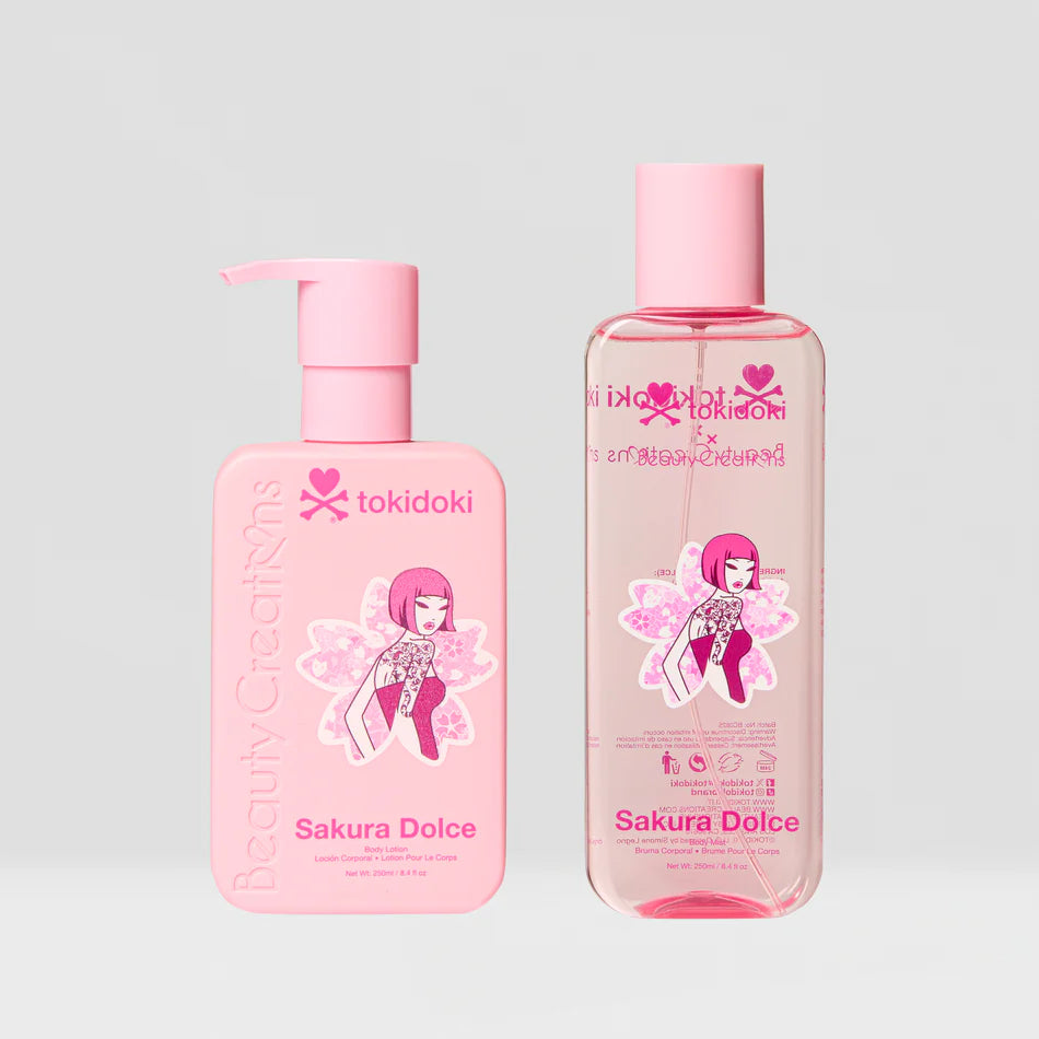 “Sakura Dolce” - Body Lotion & Mist Set - Tokidoki X Beauty Creations
