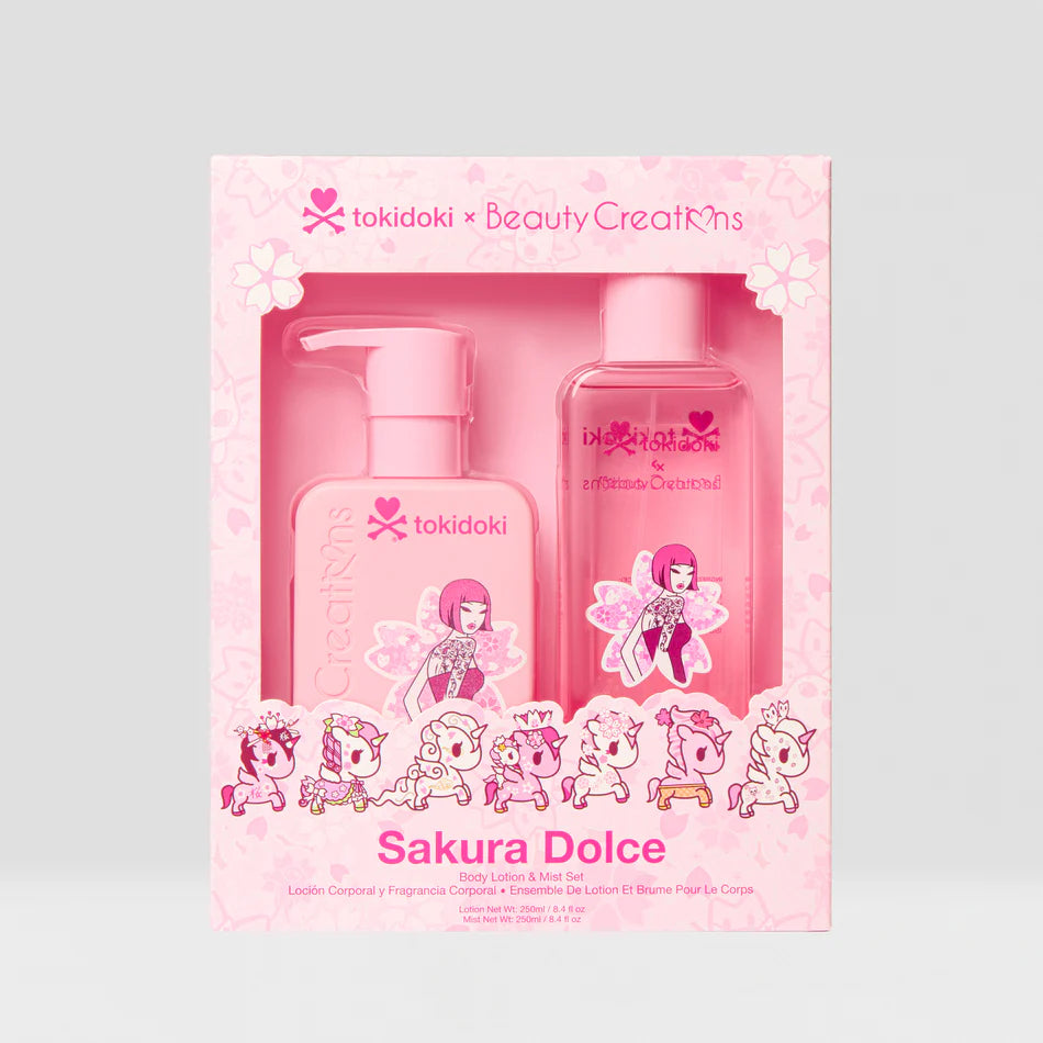 “Sakura Dolce” - Body Lotion & Mist Set - Tokidoki X Beauty Creations