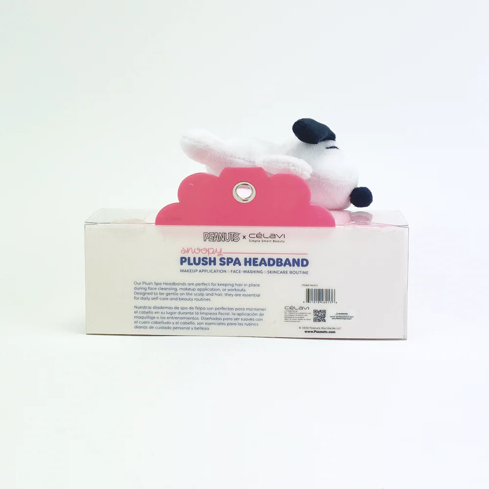 “Snoopy” - Plush Spa Headband - Peanuts X CELAVI
