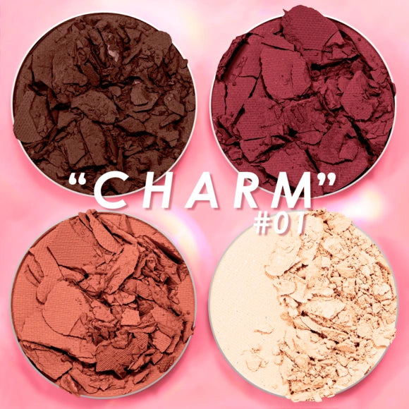 Intensity Glam - Cuarteto de Sombras para Ojos - Pink Up Cosmetics