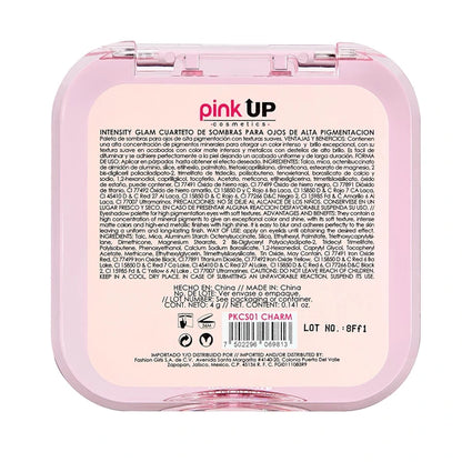 Intensity Glam - Cuarteto de Sombras para Ojos - Pink Up Cosmetics