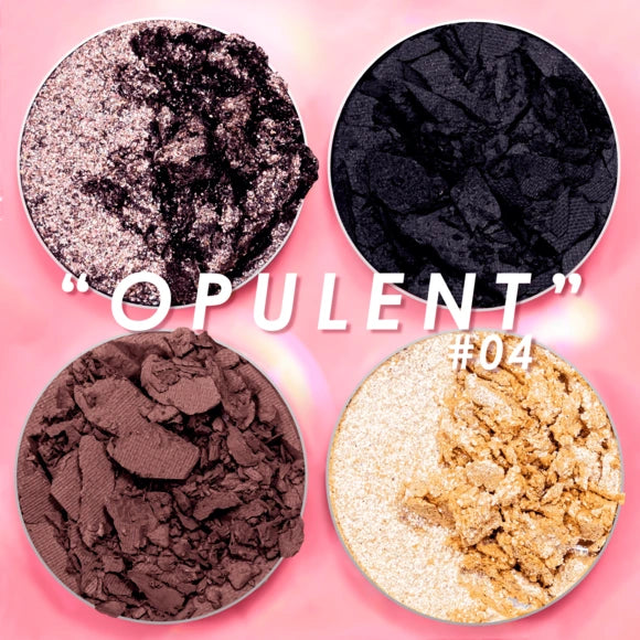 Intensity Glam - Cuarteto de Sombras para Ojos - Pink Up Cosmetics