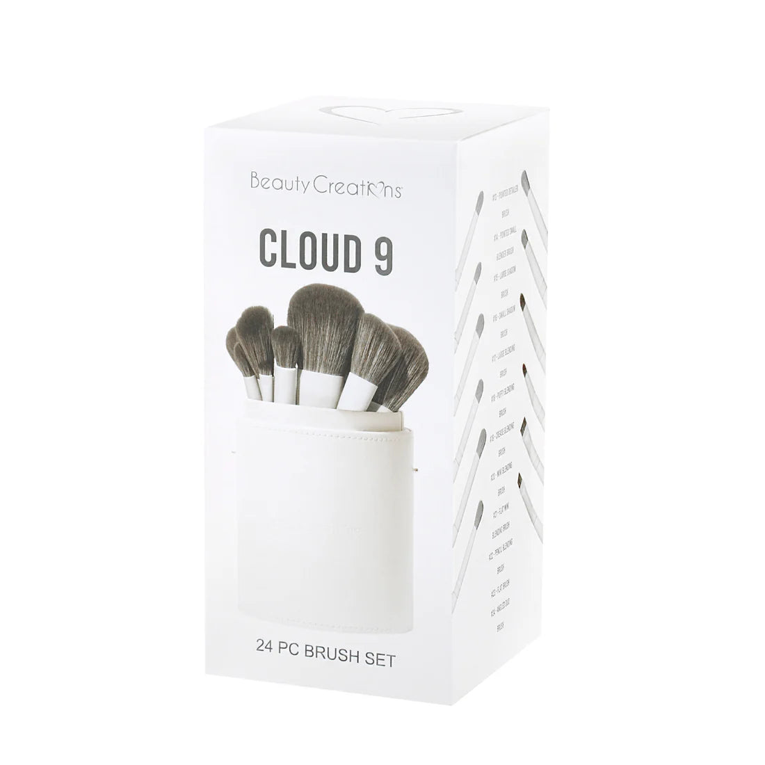 Cloud 9 - Set de Brochas De 24 PCs - Beauty Creations