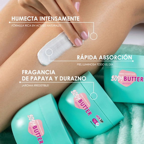 Body Butter - Crema Corporal Humectante - Pink UP Cosmetics