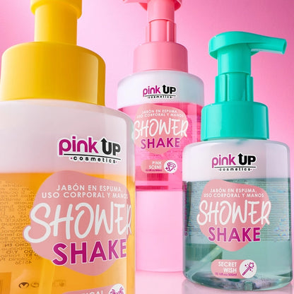 Shower Shake - Jabón en Espuma - Pink UP Cosmetics