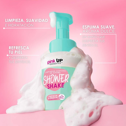 Shower Shake - Jabón en Espuma - Pink UP Cosmetics
