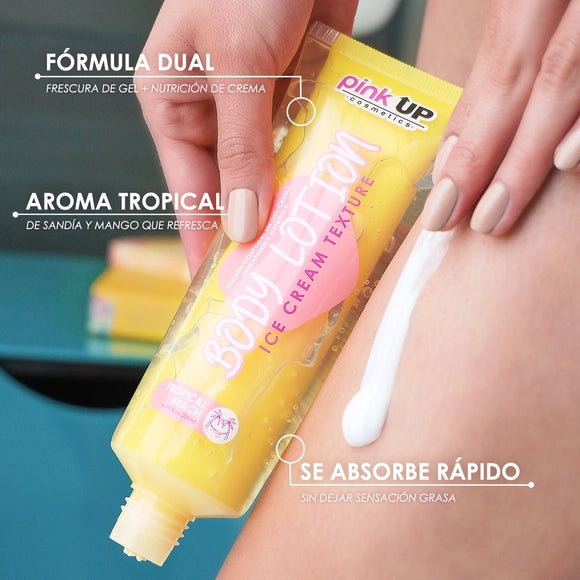 Body Lotion - Crema Corporal De Doble Capa - Pink UP Cosmetics
