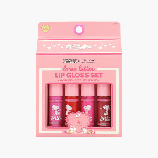 “Love Letter” (Lip Gloss Set) -  Peanuts (V-DAY) X CELAVI