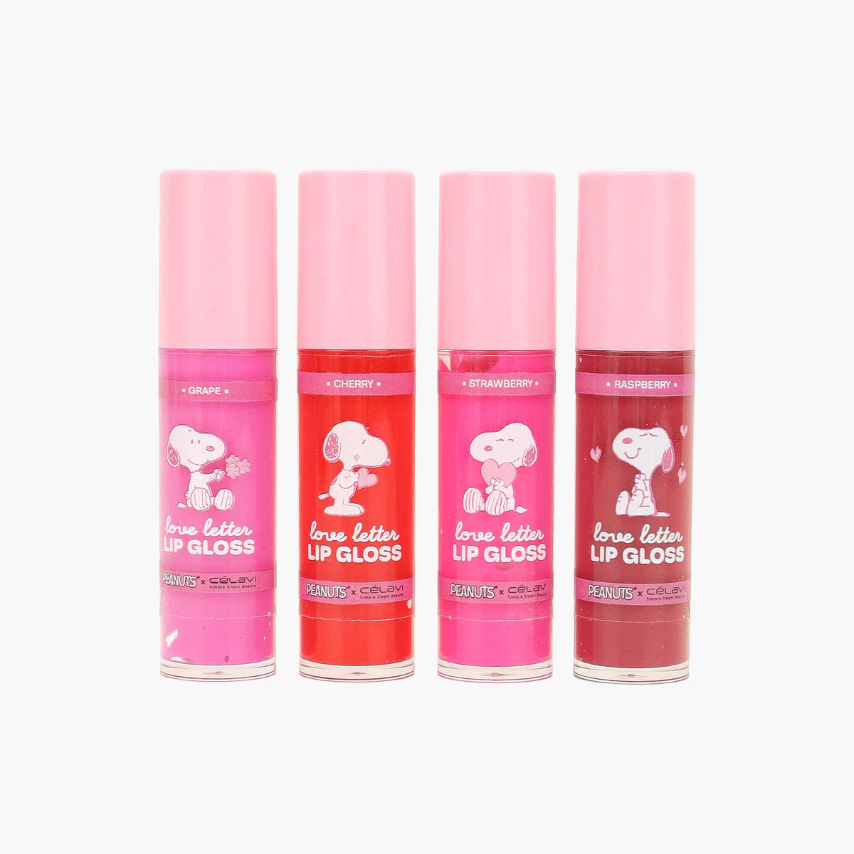 “Love Letter” (Lip Gloss Set) -  Peanuts (V-DAY) X CELAVI