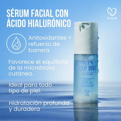 Deep Dive - Serum Facial de Acido Hialuronico - Beauty Creations Skin