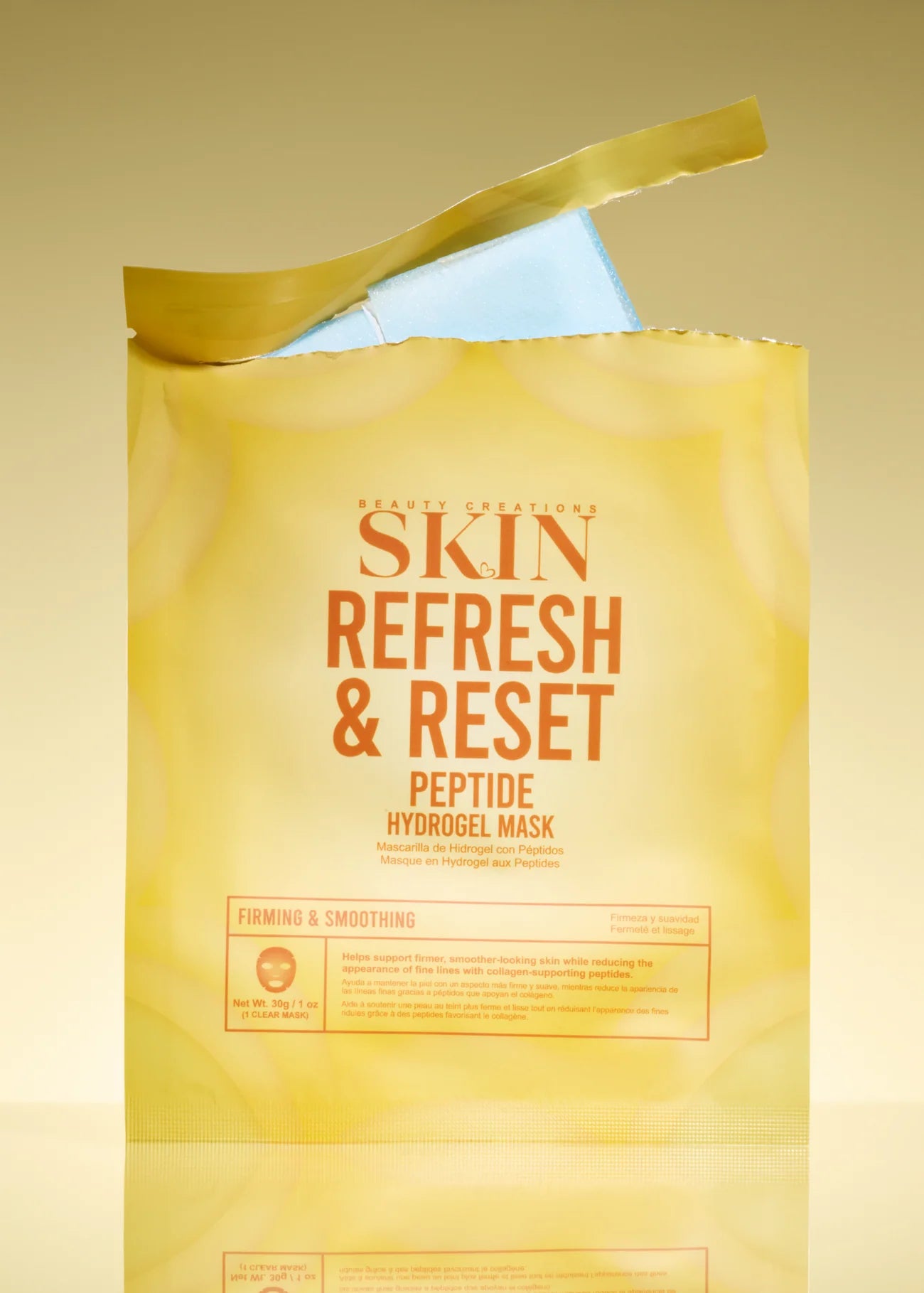 Refresh & Reset - Mascarilla Facial de Hidrogel - Beauty Creations Skin