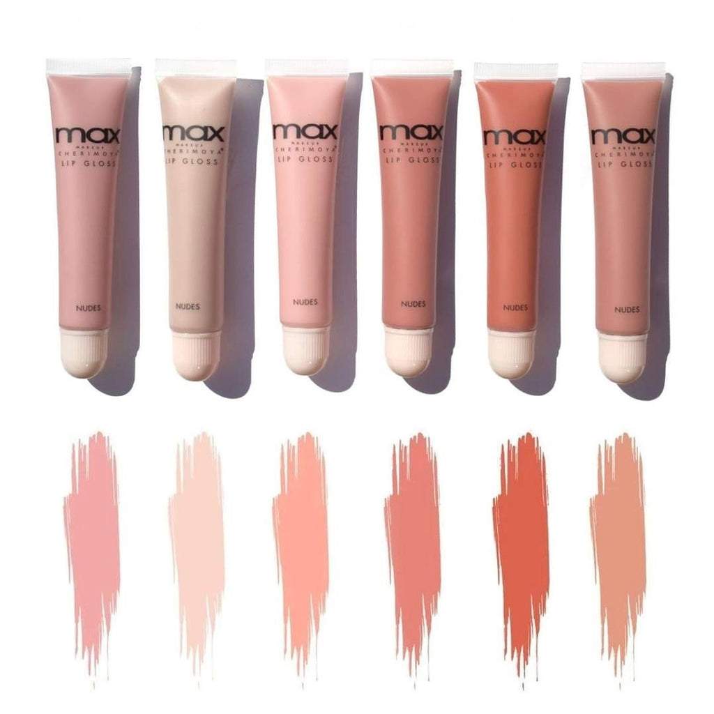 Gama de 6 Glosses Max Cherimoya Nude