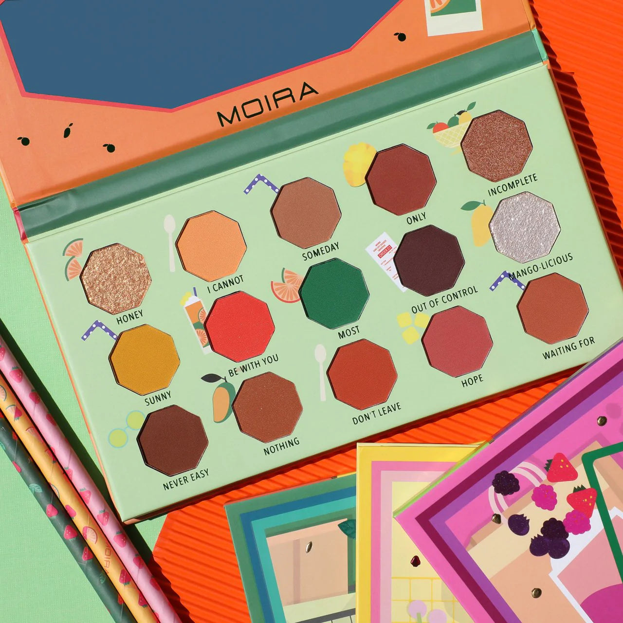 PALETA DE SOMBRAS YOU'RE MANGO-NIFICENT PRESSED PIGMENT PALETTE MOIRA