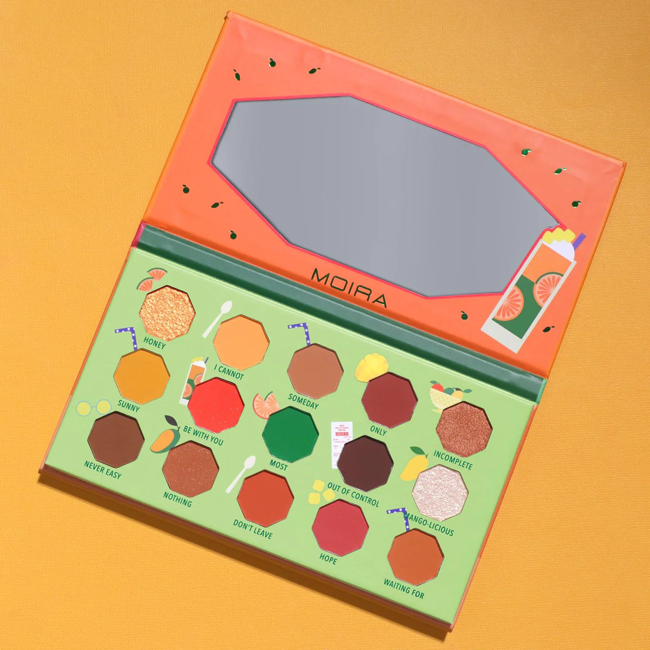 PALETA DE SOMBRAS YOU'RE MANGO-NIFICENT PRESSED PIGMENT PALETTE MOIRA