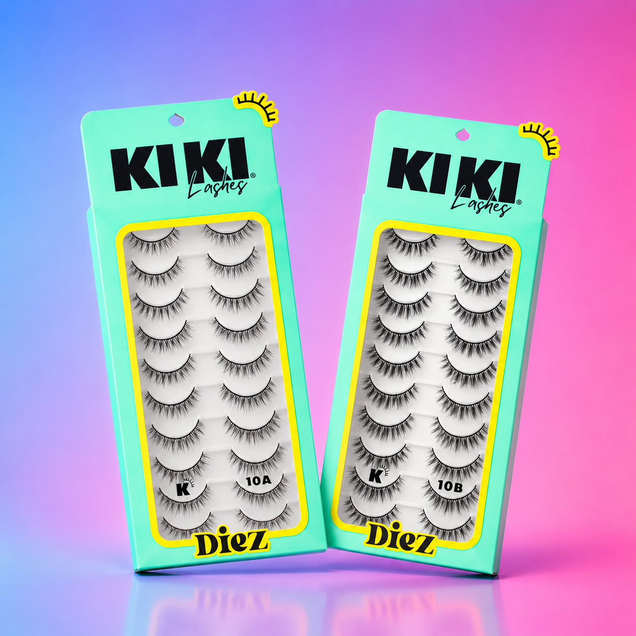 Pestañas Postizas - Diez- Kiki Lashes
