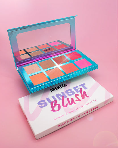 Sunset Blush - Paleta de Rubor y Contorno - Arantza