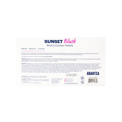 Sunset Blush - Paleta de Rubor y Contorno - Arantza