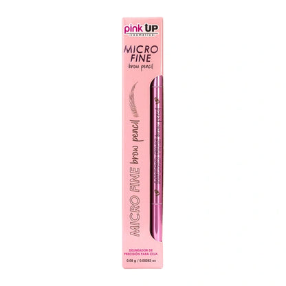 Micro Fine - Lápiz Retráctil de Cejas - Pink UP Cosmetics