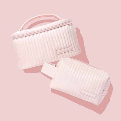 Beauty Creations - Pastel Pink Toiletry Cosmetic Bag - Cosmetic Bag 