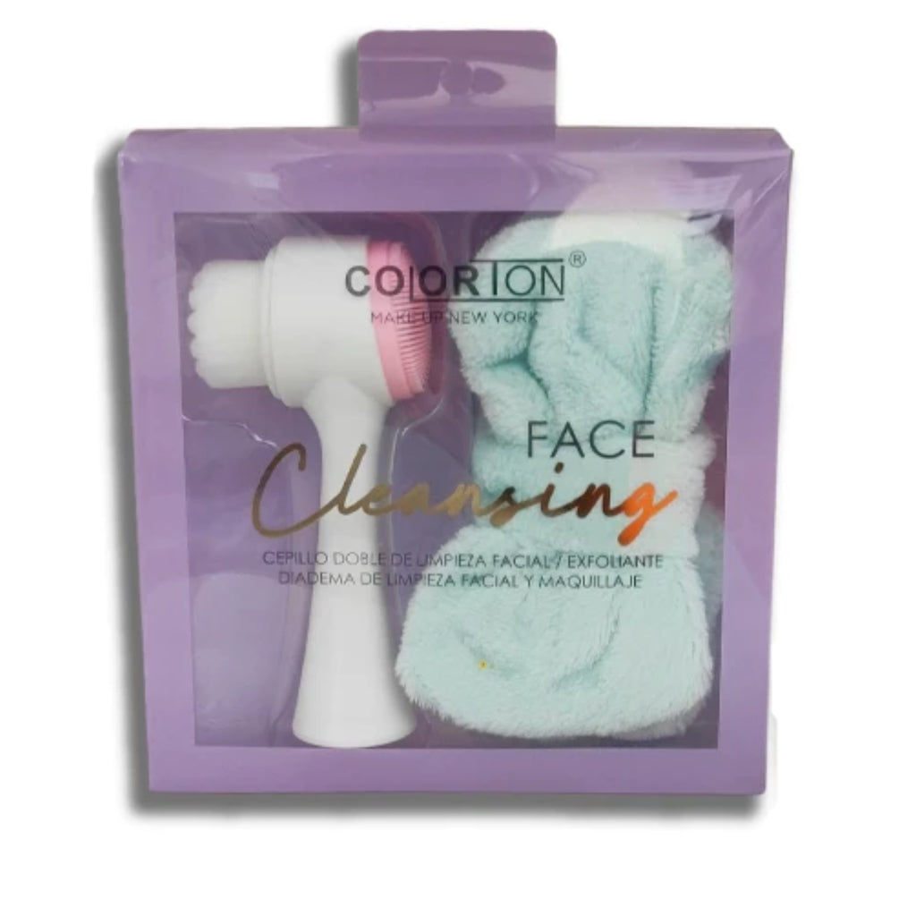 Cepillo de Limpieza y Diadema Facial Colorton CE226