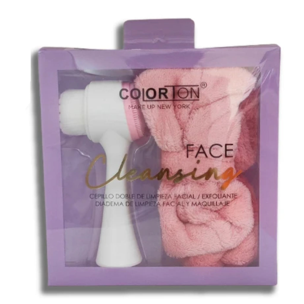 Cepillo de Limpieza y Diadema Facial Colorton CE226