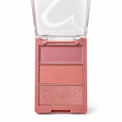Trío de Rubor e Iluminador - Plum Affair - Beauty Creations