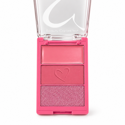 Trio de Rubor e Iluminador - Pink Feelings - Beauty Creations