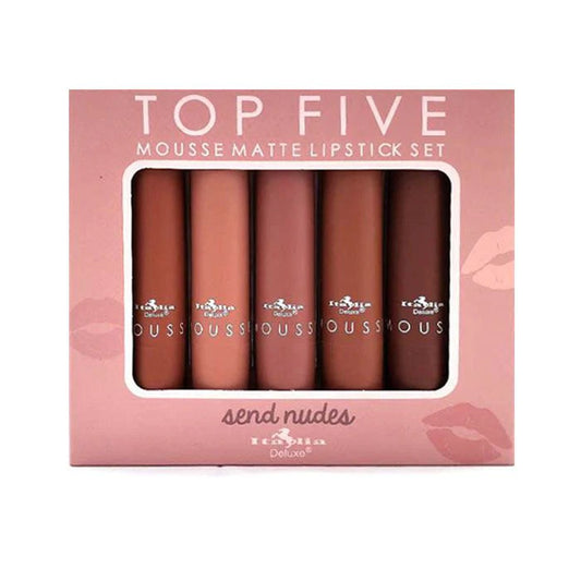 SET DE LABIALES MATE MOUSSE SEND NUDES - ITALIA DELUXE