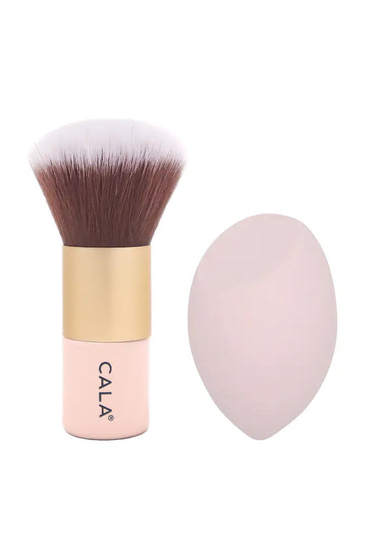 CALA Kabuki Brush and Blending Sponge Set