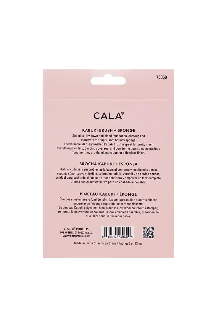 CALA Kabuki Brush and Blending Sponge Set