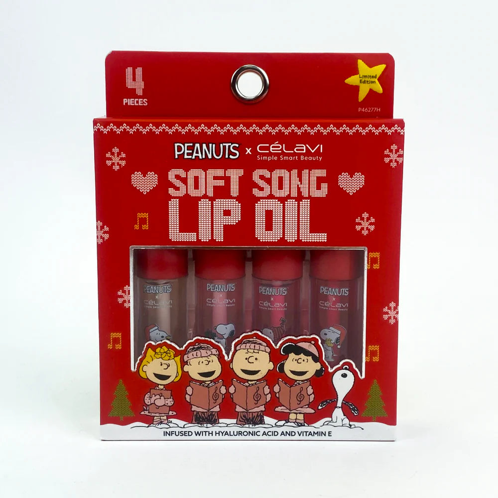 Soft Song - Lip Oil Set - Peanuts X CELAVI