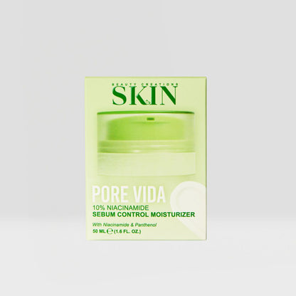 Pore Vida - Hidratante de Control de Grasa con Niacinamida - Beauty Creations Skin