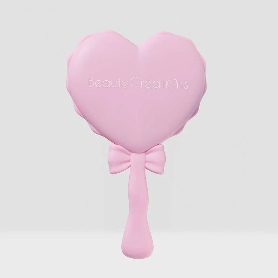 Heart Shape W/BOW - Handheld Mirror - Beauty Creations
