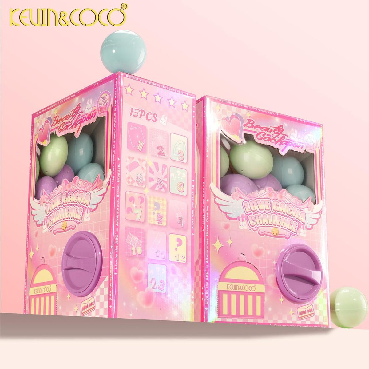 Beauty Gachapon - Dispensador de Sorpresas - Kevin & Coco