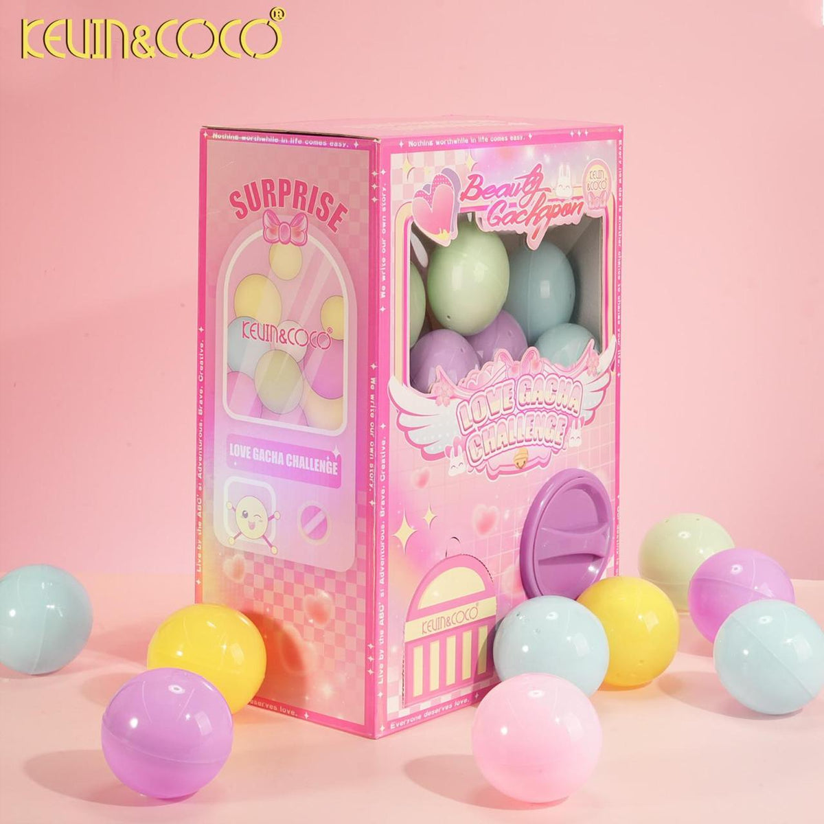 Beauty Gachapon - Dispensador de Sorpresas - Kevin & Coco
