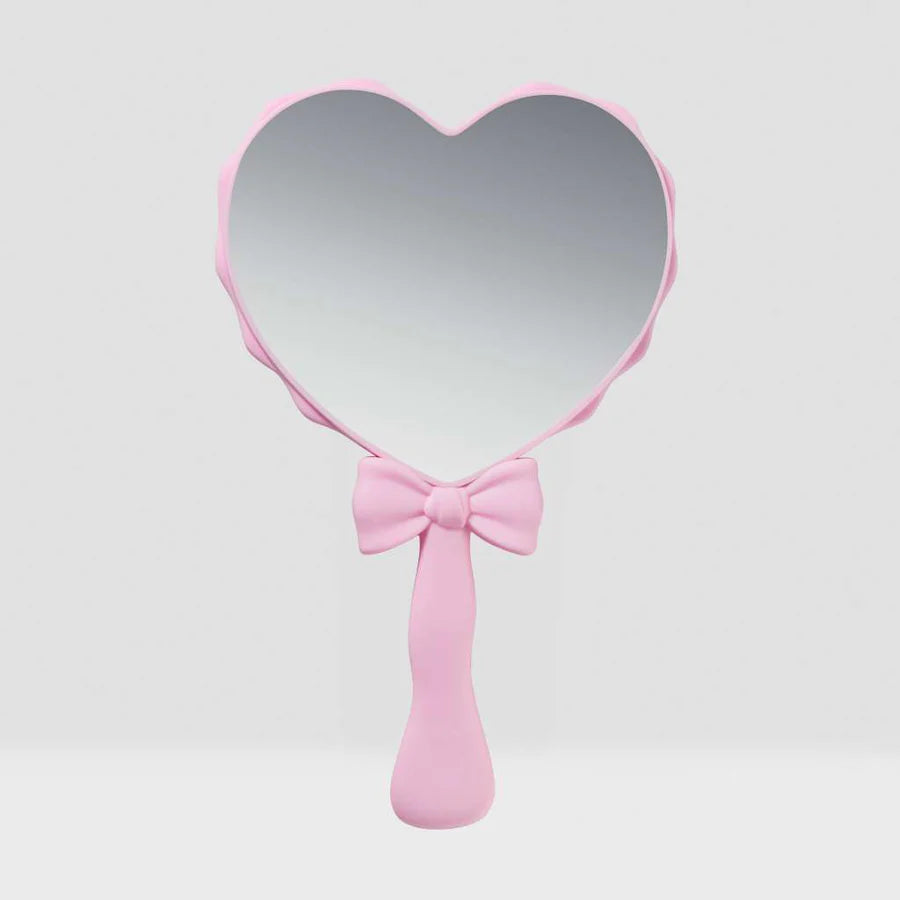 Heart Shape W/BOW - Handheld Mirror - Beauty Creations
