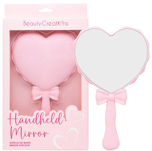Heart Shape W/BOW - Handheld Mirror - Beauty Creations