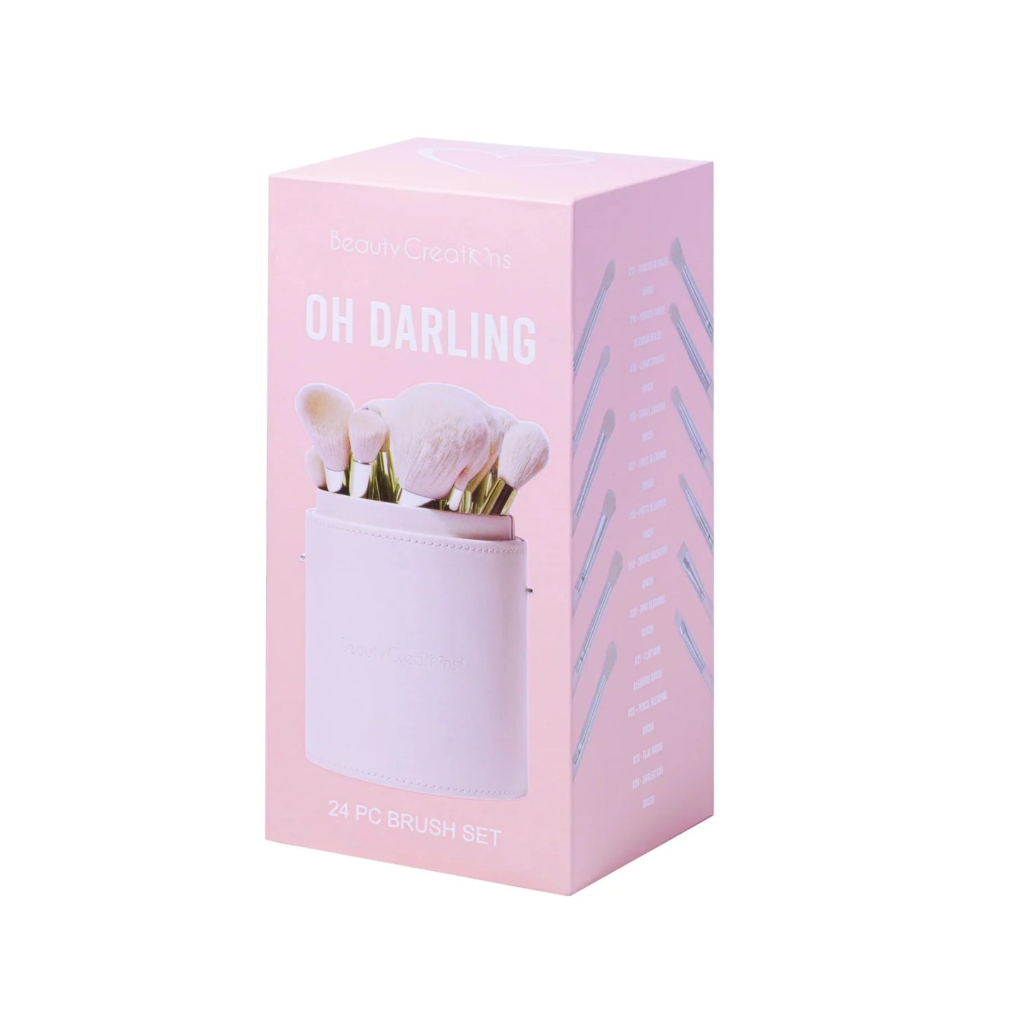 Beauty Creations - Set De Brochas 24 Piezas Oh Darling - Set De Brochas