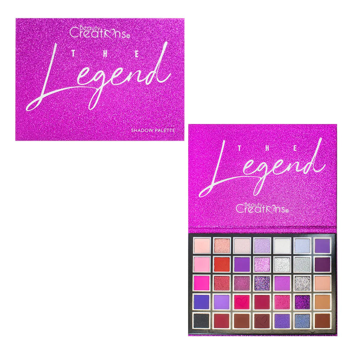 Beauty Creations - Sombras The Legend - Paleta De Sombras