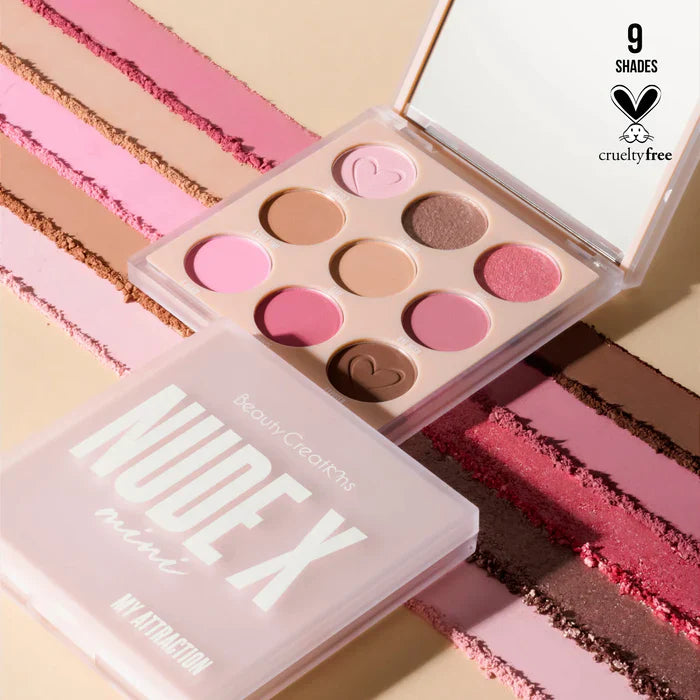 PALETA DE SOMBRAS NUDEX MINI MY ATTRACTION - BEAUTY CREATIONS