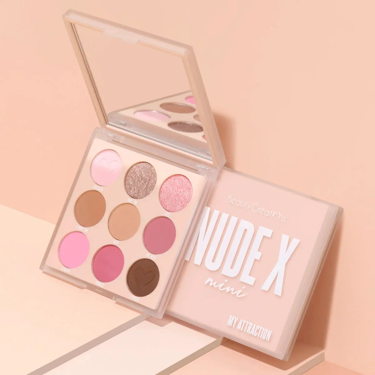 PALETA DE SOMBRAS NUDEX MINI MY ATTRACTION - BEAUTY CREATIONS